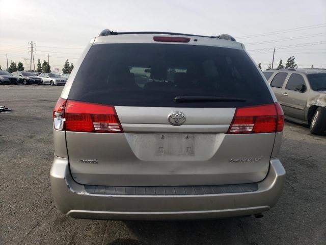 5TDZA23C25S243934 - 2005 TOYOTA SIENNA CE SILVER photo 6