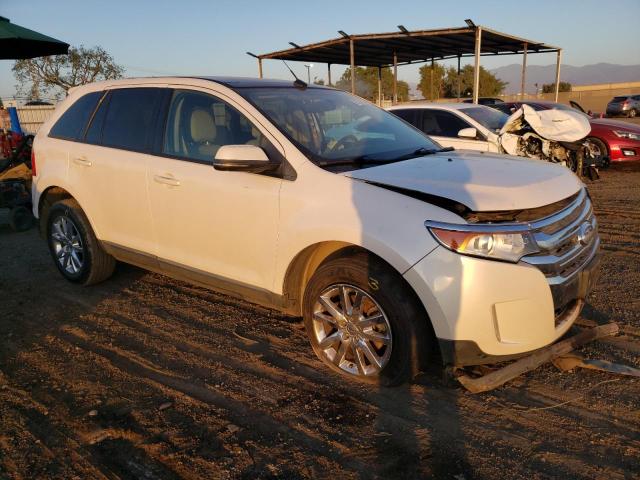 2FMDK3JC9DBB54079 - 2013 FORD EDGE SEL WHITE photo 4