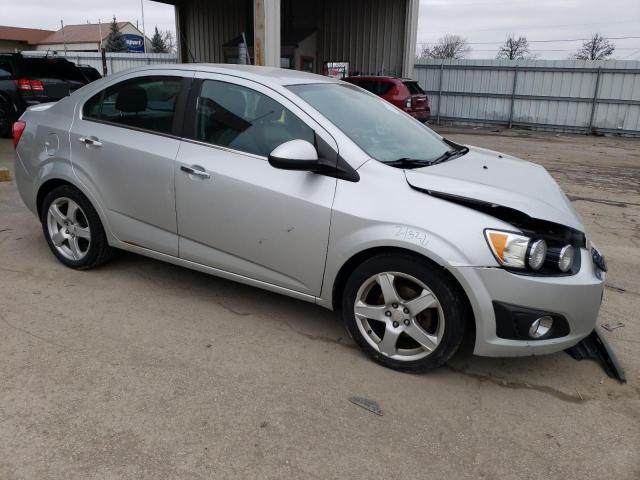 1G1JE5SH1D4102131 - 2013 CHEVROLET SONIC LTZ SILVER photo 4