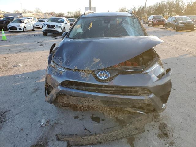 JTMRJREV8JD256975 - 2018 TOYOTA RAV4 HV LE GRAY photo 5