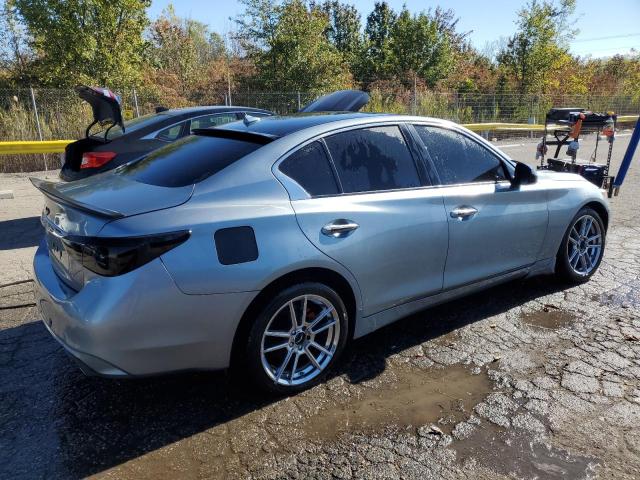 JN1EV7AR1KM558323 - 2019 INFINITI Q50 LUXE BLUE photo 3