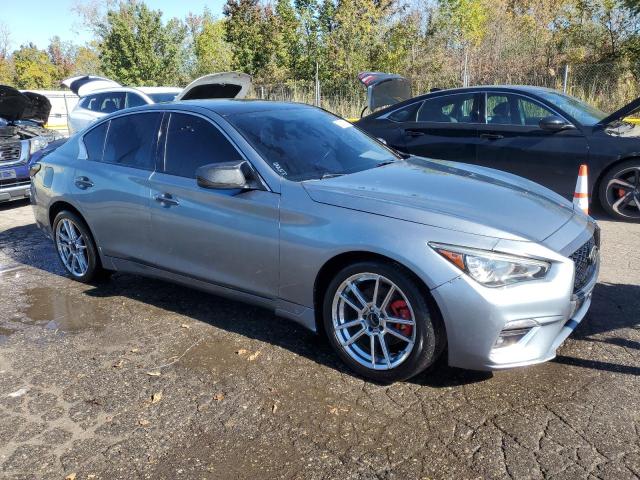JN1EV7AR1KM558323 - 2019 INFINITI Q50 LUXE BLUE photo 4