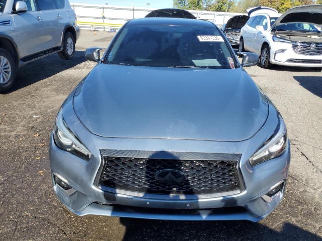 JN1EV7AR1KM558323 - 2019 INFINITI Q50 LUXE BLUE photo 5