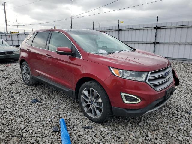 2FMPK4K80GBC13523 - 2016 FORD EDGE TITANIUM RED photo 4