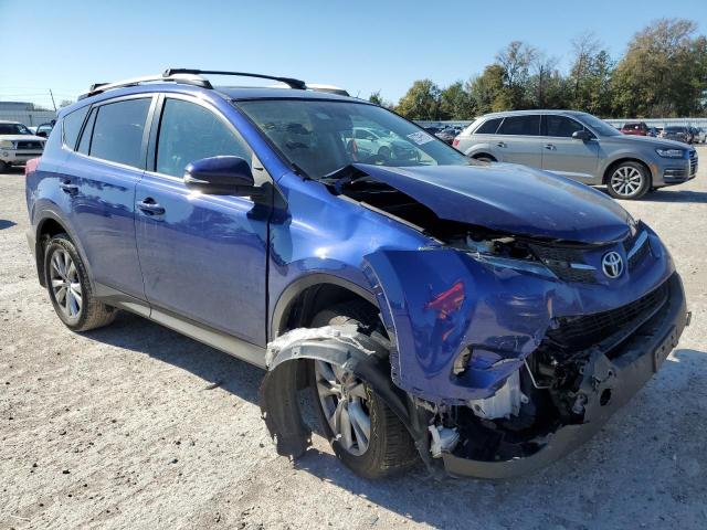 2T3YFREV4EW082649 - 2014 TOYOTA RAV4 LIMITED BLUE photo 4