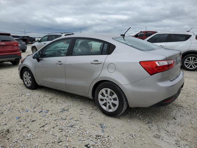 KNADN4A37E6327113 - 2014 KIA RIO EX SILVER photo 2