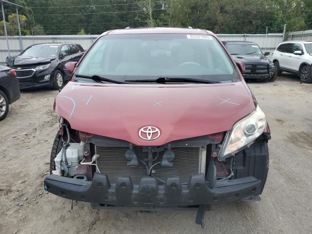 5TDYK3DC2DS335413 - 2013 TOYOTA SIENNA XLE BURGUNDY photo 5