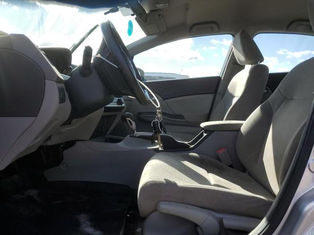 2HGFB2F45CH112790 - 2012 HONDA CIVIC LX SILVER photo 7
