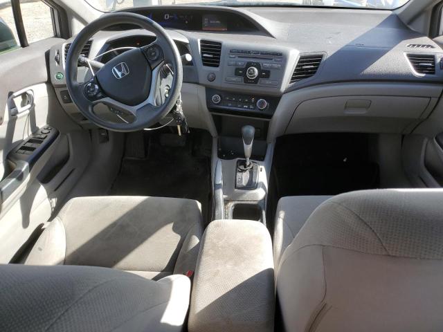 2HGFB2F45CH112790 - 2012 HONDA CIVIC LX SILVER photo 8