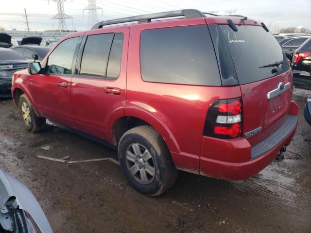 1FMEU6DE6AUA04028 - 2010 FORD EXPLORER XLT RED photo 2