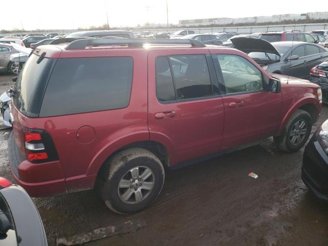 1FMEU6DE6AUA04028 - 2010 FORD EXPLORER XLT RED photo 3