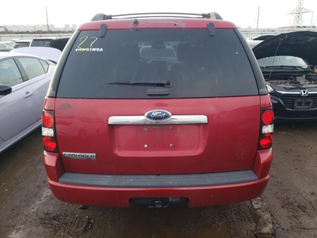 1FMEU6DE6AUA04028 - 2010 FORD EXPLORER XLT RED photo 6