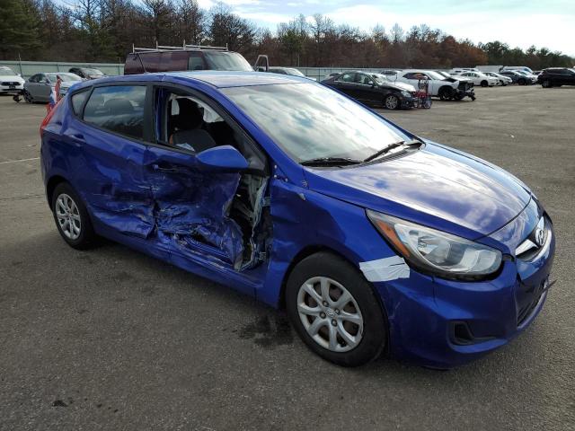 KMHCT5AE9DU117839 - 2013 HYUNDAI ACCENT GLS BLUE photo 4