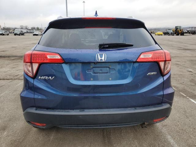 3CZRU6H71GM734731 - 2016 HONDA HR-V EXL BLUE photo 6