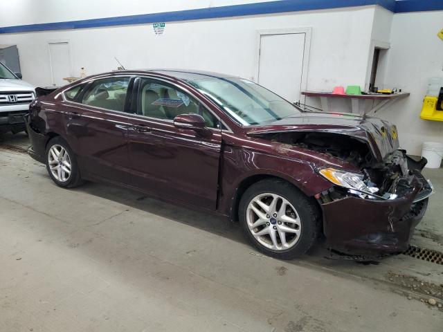 3FA6P0HR1DR204682 - 2013 FORD FUSION SE BURGUNDY photo 4