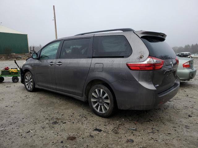 5TDDZ3DC8LS241108 - 2020 TOYOTA SIENNA XLE GRAY photo 2