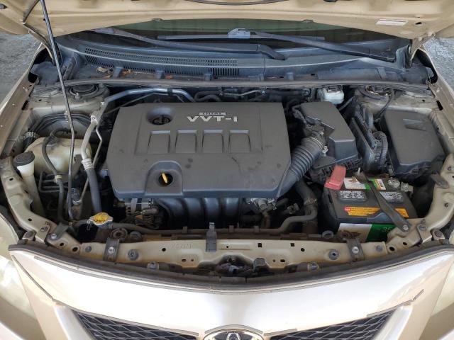 2T1BU4EE4AC463582 - 2010 TOYOTA COROLLA BASE ოქროსფერი ფოტო 11