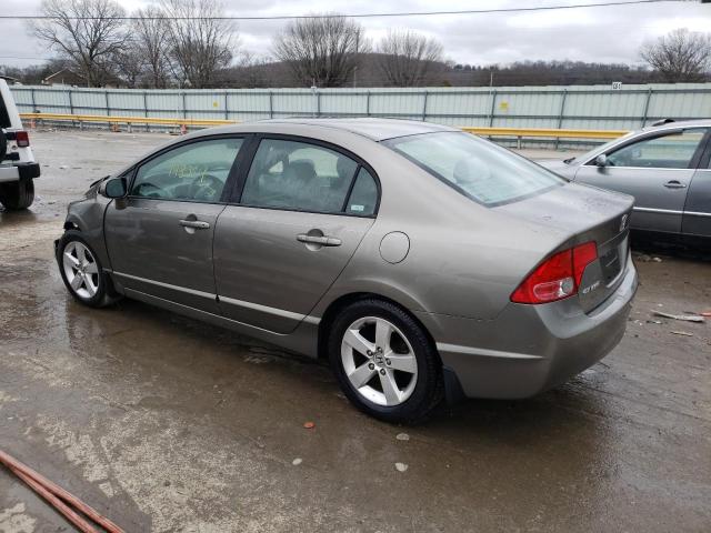 1HGFA16868L039195 - 2008 HONDA CIVIC EX GRAY photo 2