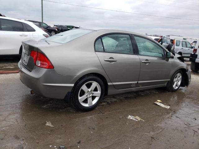 1HGFA16868L039195 - 2008 HONDA CIVIC EX GRAY photo 3