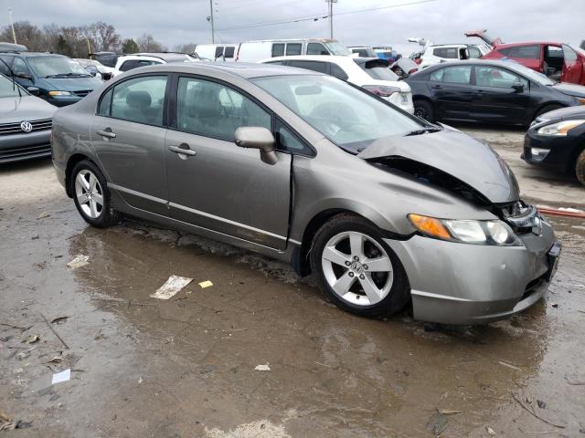 1HGFA16868L039195 - 2008 HONDA CIVIC EX GRAY photo 4