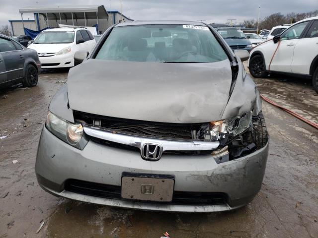 1HGFA16868L039195 - 2008 HONDA CIVIC EX GRAY photo 5