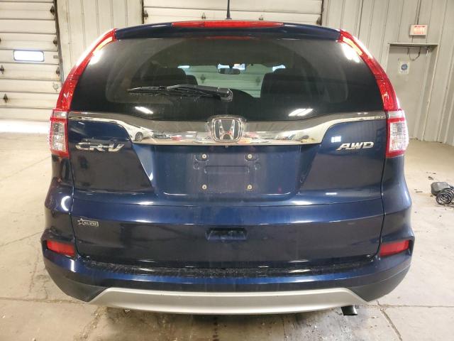 5J6RM4H54GL099248 - 2016 HONDA CR-V EX BLUE photo 6