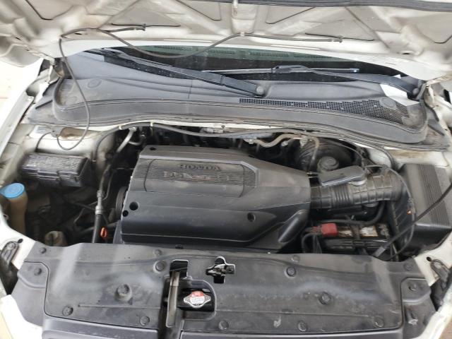 2HKYF18464H542629 - 2004 HONDA PILOT EX WHITE photo 12