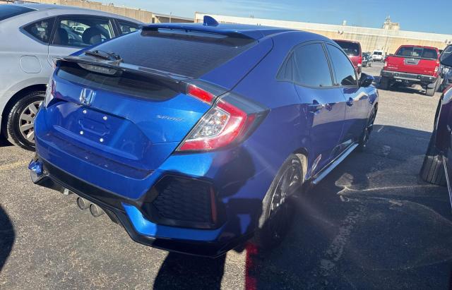 SHHFK7H48HU202732 - 2017 HONDA CIVIC SPORT BLUE photo 4