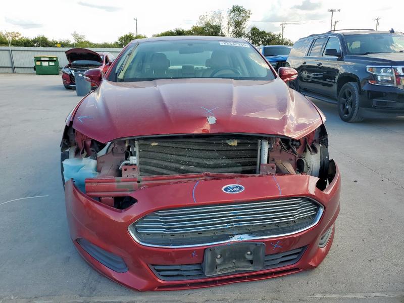 3FA6P0HR5DR378514 - 2013 FORD FUSION SE BURGUNDY photo 5