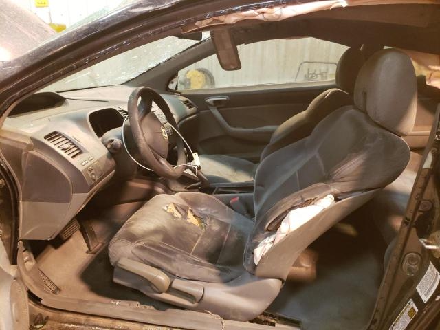 2HGFG12638H564408 - 2008 HONDA CIVIC LX CHARCOAL photo 7