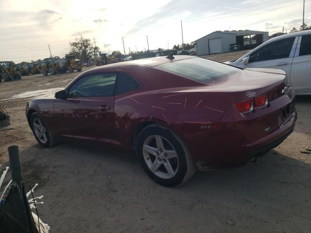 2G1FB1EV5A9204985 - 2010 CHEVROLET CAMARO LT RED photo 2