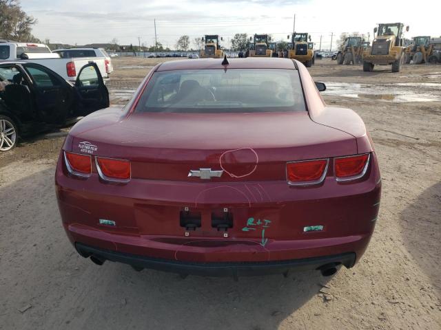 2G1FB1EV5A9204985 - 2010 CHEVROLET CAMARO LT RED photo 6