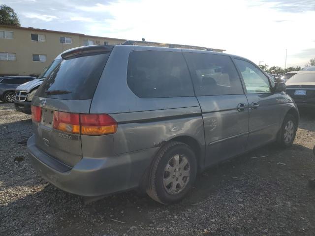 2HKRL18612H512367 - 2002 HONDA ODYSSEY EX GRAY photo 3