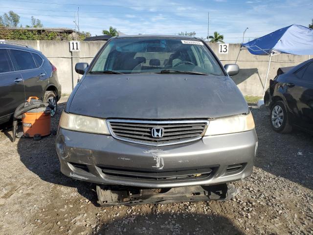 2HKRL18612H512367 - 2002 HONDA ODYSSEY EX GRAY photo 5