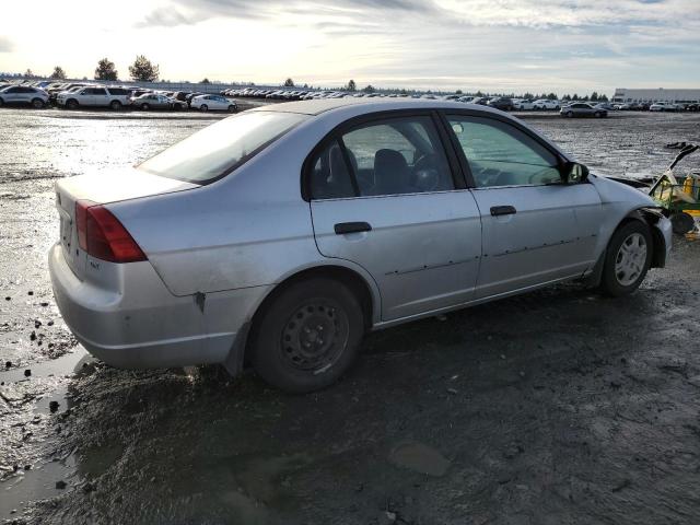 2HGES15142H584491 - 2002 HONDA CIVIC DX SILVER photo 3