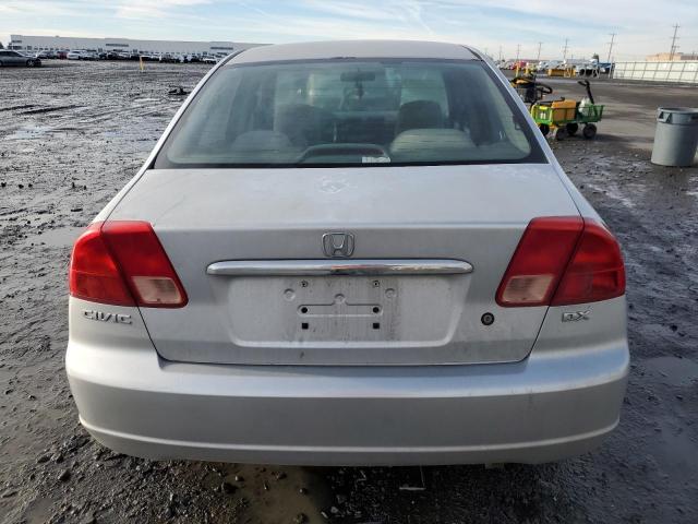 2HGES15142H584491 - 2002 HONDA CIVIC DX SILVER photo 6