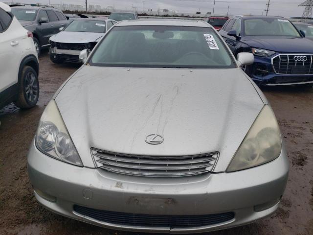 JTHBF30G136011563 - 2003 LEXUS ES 300 SILVER photo 5