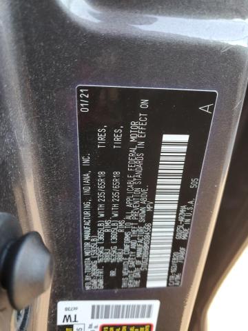5TDGZRBH8MS084566 - 2021 TOYOTA HIGHLANDER XLE GRAY photo 13