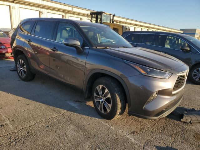 5TDGZRBH8MS084566 - 2021 TOYOTA HIGHLANDER XLE GRAY photo 4