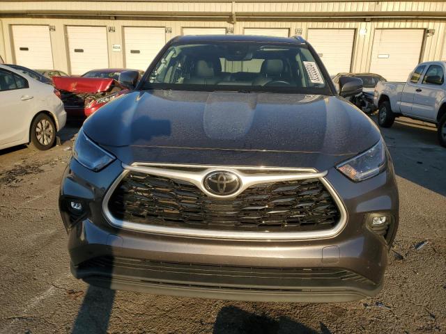 5TDGZRBH8MS084566 - 2021 TOYOTA HIGHLANDER XLE GRAY photo 5