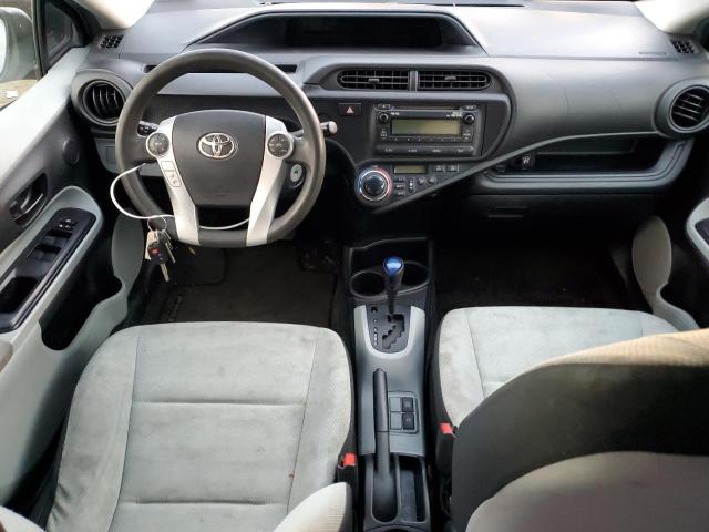 JTDKDTB36C1021603 - 2012 TOYOTA PRIUS C SILVER photo 8