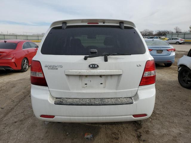 KNDJC735195874286 - 2009 KIA SORENTO LX WHITE photo 6