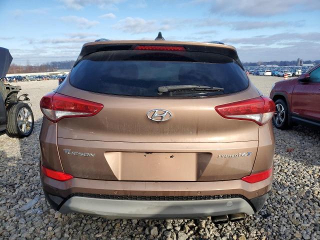 KM8J33A29HU344004 - 2017 HYUNDAI TUCSON LIMITED BROWN photo 6