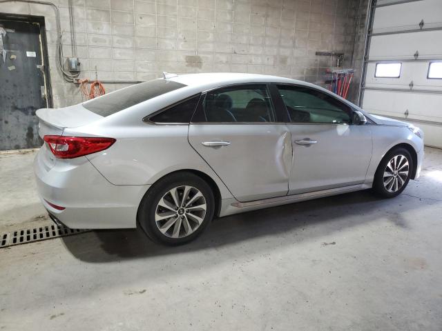 5NPE34AF0FH047077 - 2015 HYUNDAI SONATA SPORT SILVER photo 3