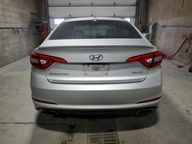 5NPE34AF0FH047077 - 2015 HYUNDAI SONATA SPORT SILVER photo 6