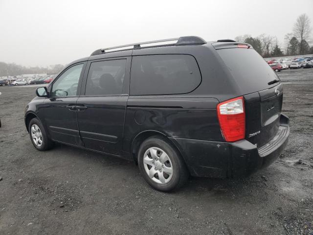 KNDMB233166053826 - 2006 KIA SEDONA EX BLACK photo 2