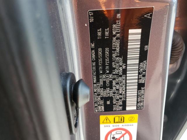 2T2ZZMCA0HC086383 - 2017 LEXUS RX 350 BASE GRAY photo 14