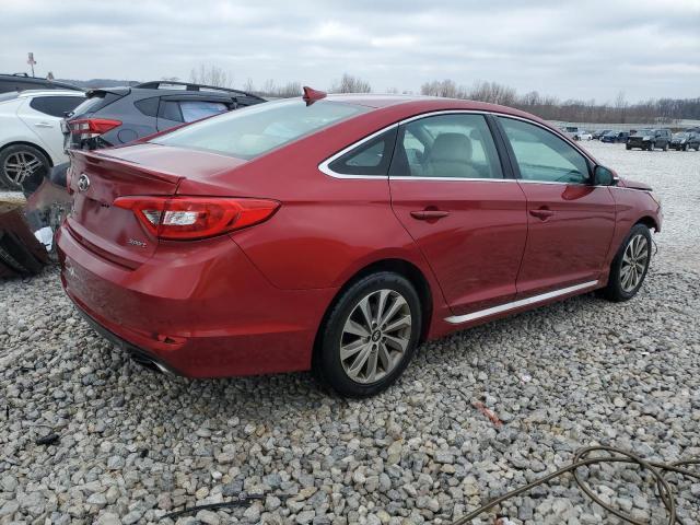 5NPE34AF7FH253173 - 2015 HYUNDAI SONATA SPORT BURGUNDY photo 3