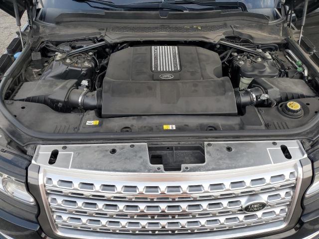 SALGV3EF0GA303212 - 2016 LAND ROVER RANGE ROVE AUTOBIOGRAPHY BLACK photo 12