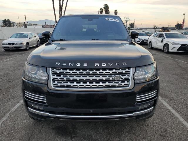 SALGV3EF0GA303212 - 2016 LAND ROVER RANGE ROVE AUTOBIOGRAPHY BLACK photo 5